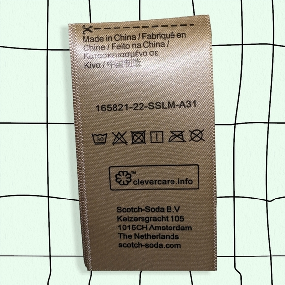 Scotch & Soda All-over Printed Loose-Fit Jacket Size Small - Picture 12 of 16